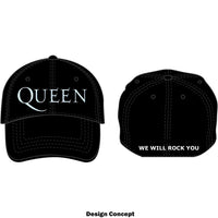 Cepure ar oficiāli licenzēta dizaina " Queen 'Logo' "  motīvu.