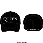 Cepure ar oficiāli licenzēta dizaina " Queen 'Logo' "  motīvu.