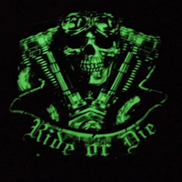 T-krekls "Skelets Live to Ride Mūžīgi"