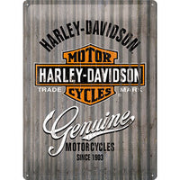 harley davidson metal sign