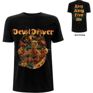 T-krekls - DEVILDRIVER T-SHIRT: KEEP AWAY FROM ME 